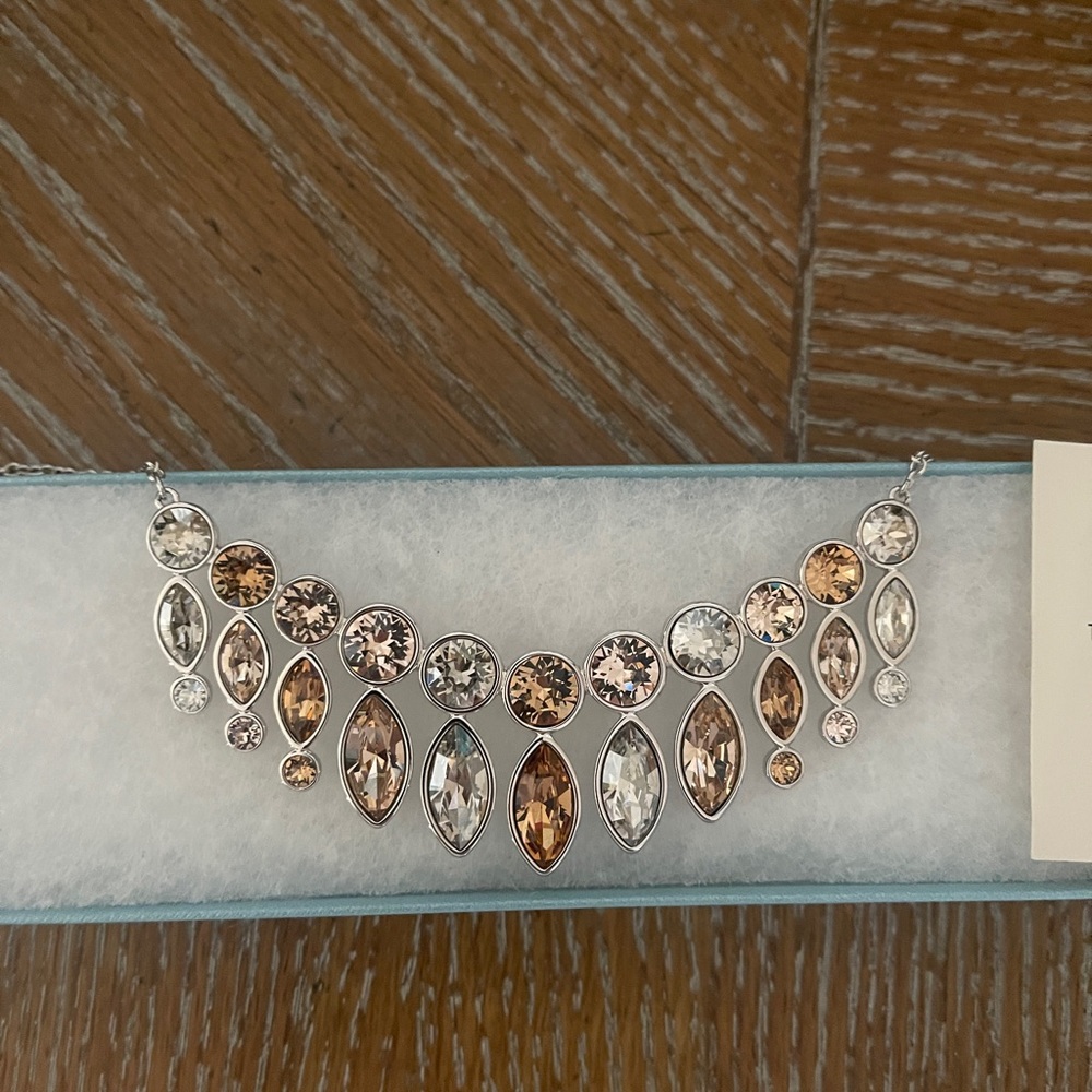 Touchstone Swarovski crystal necklace brand new, never worn